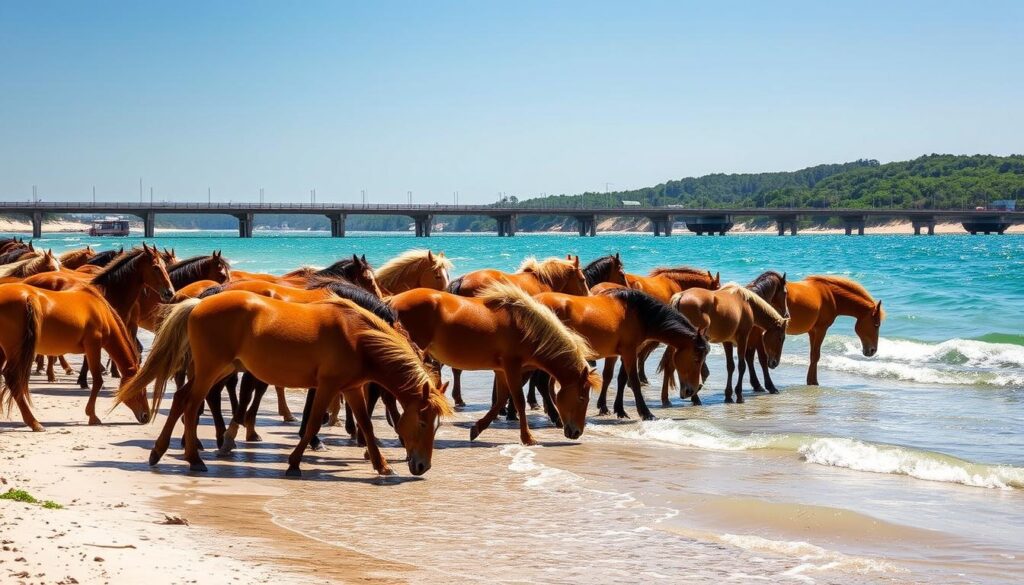 Assateague Island wild pony sightings