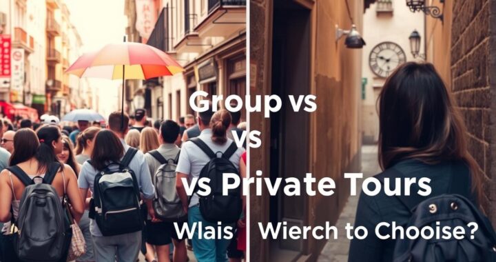 Group vs private tours